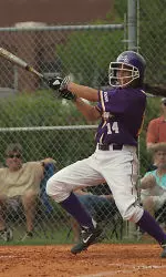 Sophomore Charina Sumner broke up Angel Shamblin's no-hitter in the top of the sixth.