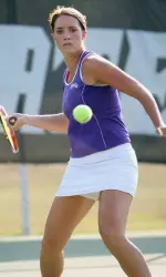 Brooke Walter defeated UAB's Jenny Cape in three sets during C-USA Tourney action Thursday.