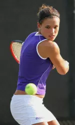 Tamara Sachs earned a 6-1, 6-0 win at No. 2 over N.C. Central Monday.