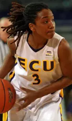 Jasmine Young was one of nine Lady Pirates to be named to the ECU Honor Roll this spring