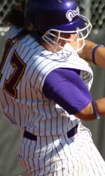 Sophomore Cristen Aona hit a two-run home run as part of a five-run seventh inning for ECU Thursday night