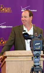 Head Coach Skip Holtz addressed members of the media Saturday during his annual preseason press conference.