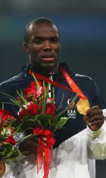 LaShawn Merritt led the United States to a medal sweep in the 400m