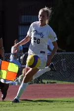 Senior Blair Heffner and the Pirates will now take on UNCW Sunday at 3 p.m.