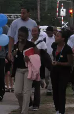 Chad Wynn participated in International Walk To School Day
