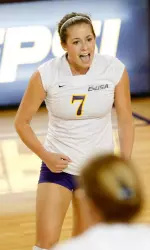 Senior Hannah Fenker owns a team-best six double-doubles in 2009.