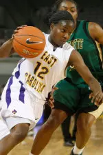 Sophomore Ashley Clarke netted 11 points for her fourth-straight double-digit effort