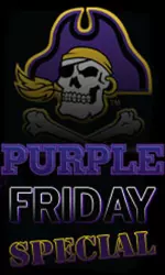 ECU will launch its Paint Black Friday Purple ticket promotion Thursday.