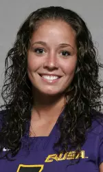 Senior Hannah Fenker recorded her ninth double-double of the season Sunday