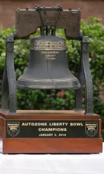 The AutoZone Liberty Bowl Trophy