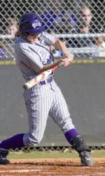 Senior Jessica Johnson drove in two runs with two doubles against Indiana