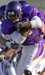 The Pirates turned in their first full-pad workout of the spring practice period Friday.