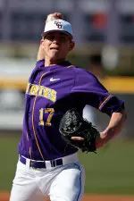Junior Chris Heston records second 10-plus strikeout game of season with 11 punch outs against Louisiana.