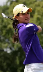 Junior Ana Maria Puche is tied with teammate Abby Bools for first place at the 2009 NCAA East Regional.