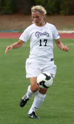 Sophomore Leah Bagonis recorded two assists against Gardner-Webb