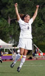 Sophomore Amanda Malkiewicz scored the game-winning goal for ECU against Stony Brook