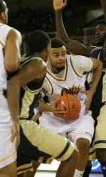 Darrius Morrow scored 17 points against N.C. Central.