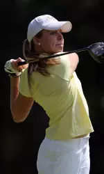 Redshirt-freshman Faith Hardison carded a personal-best 68 to open the 2010 Lady Pirate Intercollegiate