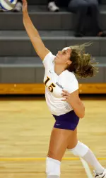 Junior Jackie Varnum led ECU with eight kills and three aces Friday at Tulane