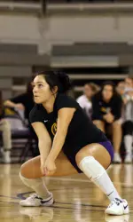 Nicole Jones recorded 16 digs for the Pirates Sunday at Southern Miss