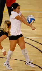 Nicole Jones is averaging four digs per set in conference play.