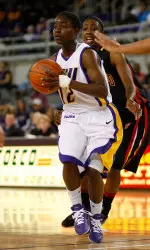 Junior Ashley Clarke is currently ranked eighth in the nation in steals per game (3.6).