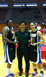 Jean Best and Kelly Smith were named to the Chevron Rainbow Wahine Shootout All-Tournament Team.