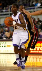 Junior Ashley Clarke leads the Pirates with 12.4 points per game this season.