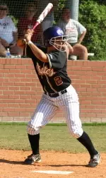 Senior Vanessa Moreno's first-inning double gave her 34 in her career, good for seventh place on the ECU all-time list.