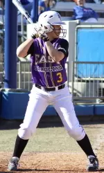 Freshman Cicely Lopez drove in three, collected three hits and scored a run Friday against Delaware.