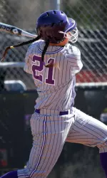 Freshman Kai Clark drove in East Carolina's two runs with a home run in the first inning.