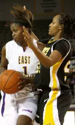 Junior Kim Gay notched her second double-double of the season against Memphis last Saturday