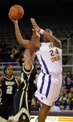 Sophomore Jean Best notched her first double-double of the season against Memphis
