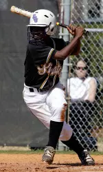 Senior Christina Merrida collected two hits against UC Davis Saturday afternoon.