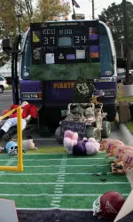 Tailgating is also a part of the Pigskin Pig-Out festivities.