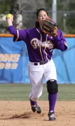 Senior Kaui Tom is one of five Pirates enjoying a trip home to Hawai'i this week.