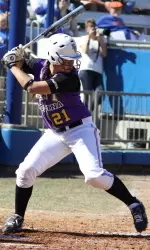 Freshman Kai Clark drew a walk to be one of three Pirates to reach base against Hawai'i Saturday night.