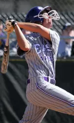 Senior Charina Sumner collected two hits against Hawai'i Sunday morning.