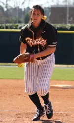 Sophomore Faith Sutton threw her second shutout of the weekend against Seattle Sunday afternoon.