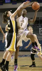 Junior Kim Gay scored in double figures for the third-straight game