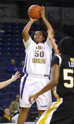 Junior Shuanda Ashford matched her season high with nine points against Memphis