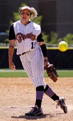 Junior Toni Paisley took the loss in game one, her first since March 7 at Hawai'i.