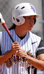 Senior Cristen Aona was the team's leading hitter last week, batting .417 during the five games.