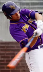 Junior Devin Harris drove in three of ECU's five runs.