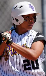 Senior Marina Gusman-Brown hit her team-leading 10th home run of the season Tuesday and drove in the game-winning run against Houston in last year's series finale.