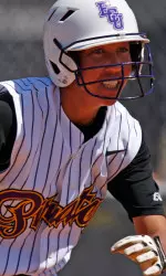 Senior Charina Sumner scored East Carolina's two runs Sunday at Houston.