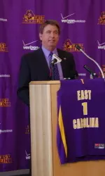 Head Coach Wes Moore was introduced to the media Tuesday afternoon