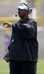 Head coach Ruffin McNeill conducted his first spring scrimmage Saturday.