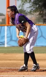 Sophomore Faith Sutton picked up the victory in game two as she allowed just one base hit.