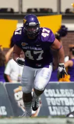 Senior Dustin Lineback made a career-high 13 tackles Saturday against Memphis and is ranked 35th nationally in tackles per game.
